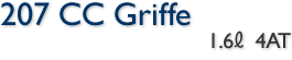 207 CC Griffe 1.6L@4AT